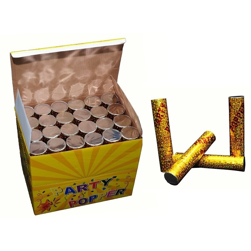 Party Popper For Parties And Occasions 1 box contains 24 pieces